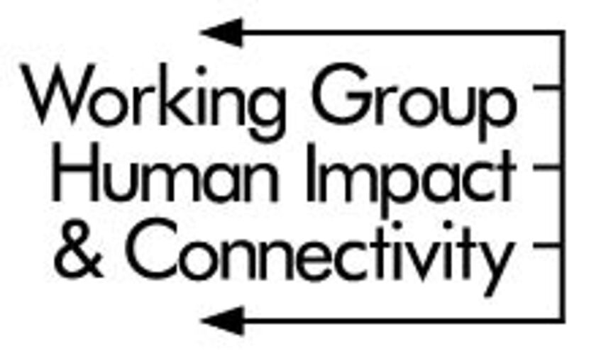 Logo der Subarbeitsgruppe Human Impact and Connectivity